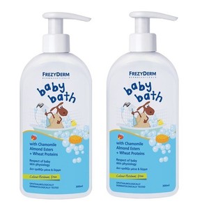 2x Frezyderm Baby Bath Απαλό Αφρόλουτρο για Βρέφη 