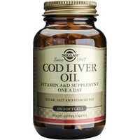 Solgar Cod Liver Oil - 100 Μαλακές Κάψουλες Μουρου