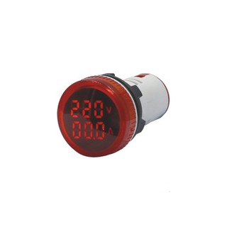 Indicator Light LED Φ22 White and Current Meter 0-
