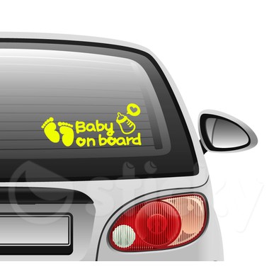 Baby on board 11 on car