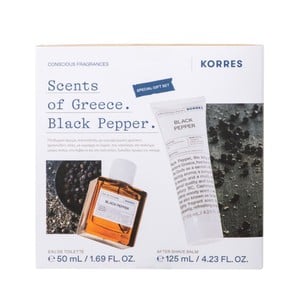 Korres Black Pepper Set Eau De Toilette-Ανδρικό Άρ