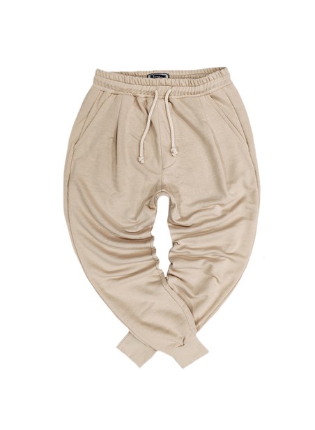 Henry clothing beige classic trackpants