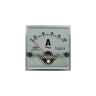 Analogue Ammeter 60x60 100A DC 501-653100000