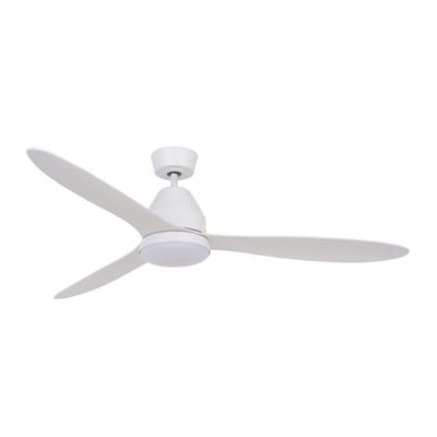 Ceiling Fan Whitehaven-142cm White With 3 Wings Lu