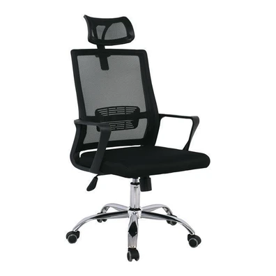 Πολυθρόνα Γραφείου Διευθυντή Mesh Μαύρο 58x67x110/