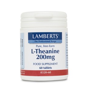 Lamberts L-Theanine 200mg Αμινοξύ, 60tabs (8320-60