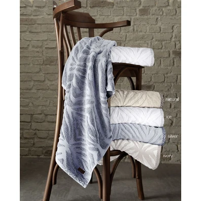 Πετσέτα Leno Ivory 70x140 guy Laroche ice 100% Βαμ