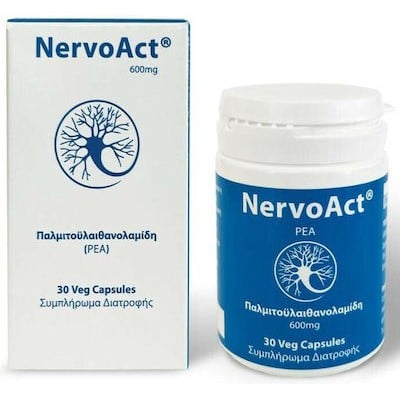 NERVOACT Pharmaceuticals 600mg 30 Φυτικές Κάψουλες