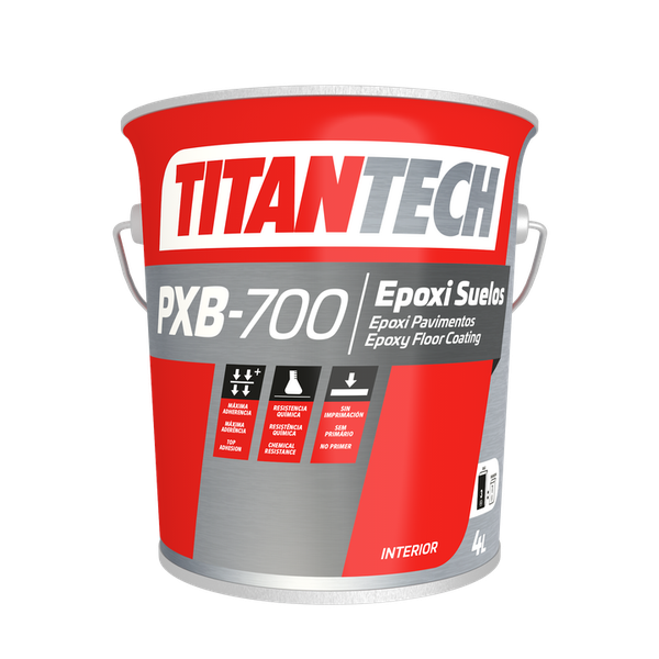  Εποξειδική βαφή δαπέδων 2 συστατικών PXB-700 TITANTECH