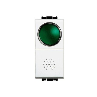 Livinglight Push Button Green Indicator 1 Module W