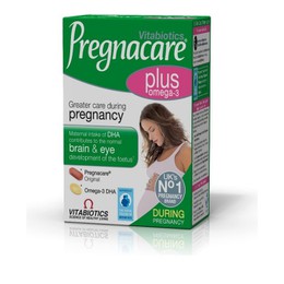 Vitabiotics Pregnacare Plus με Ωμέγα-3 Λιπαρά Οξέα 2x28Tabs