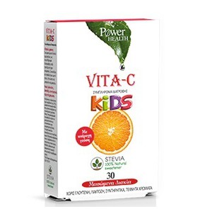 Power Health Vita C Kids Παιδικές Βιταμίνες, 30 Μα