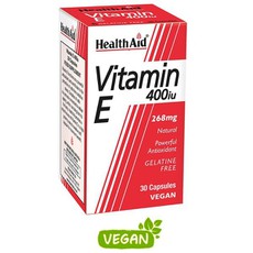 Health Aid Vitamin E Συμπλήρωμα Διατροφής 400iu 30