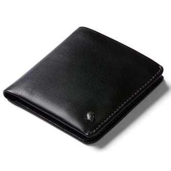 Δερμάτινο Πορτοφόλι RFID Coin Wallet, Black