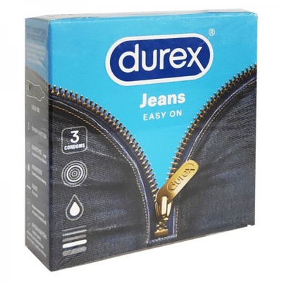 DUREX Jeans Προφυλακτικά x3      