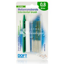 Doft Interdental Brush 0,8mm - Μεσοδόντια, 12τμχ.