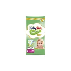 Babylino Sensitive Cotton Soft Value Pack Πάνες Μέγεθος 5 (11-16kg) 44 πάνες