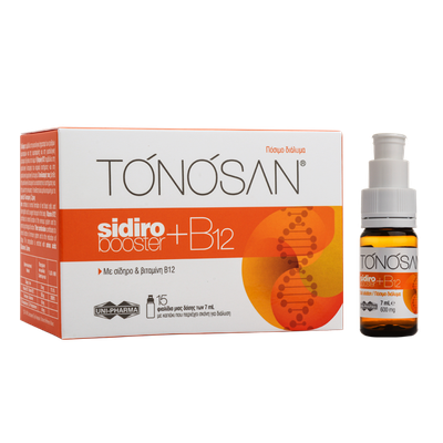 Uni-Pharma Tonosan Sidiro Booster B12 Σίδηρος & Βι