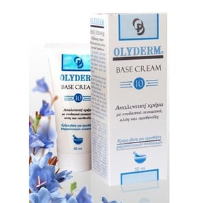Olyderm Base Cream 10% Απαλυντική Κρέμα με Ενυδατι