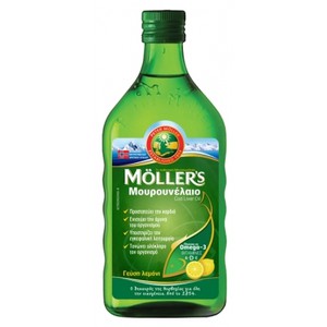 MOLLER'S Μουρουνέλαιο γεύση λεμόνι 250ml