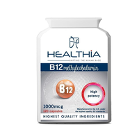 HEALTHIA B12 METHYLCOBALAMIN 1000MCGR 120CAPS