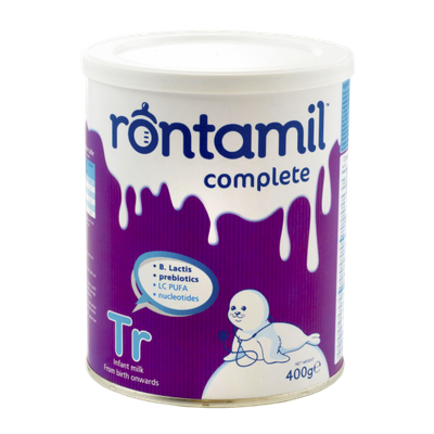 RONTAMIL TR Complete Βρεφικό Γάλα Σε Σκόνη Μερικώς Με Υδρολυμένη Πρωτεΐνη Ορού Γάλακτος Από Τη Γέννηση 400g
