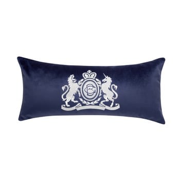 Velvet Long Cushion - Blue