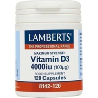 Lamberts Vitamin D3 4000Iu (100μg) 120 Κάψουλες