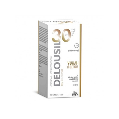 DELOUSIL Αντηλιακή Κρέμα Πρσώπου Silky Skin Matte SPF30 50ml