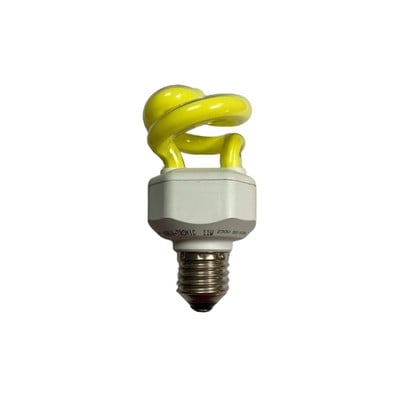 Cfl Energy Saving Light Bulb 11W Ε27 230V Yellow