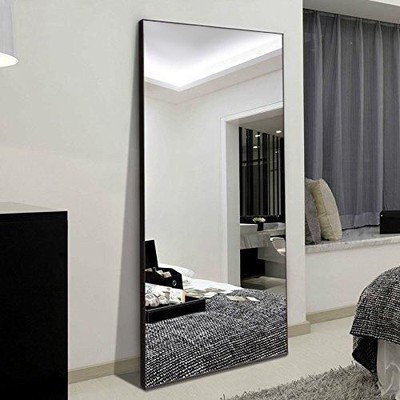 Καθρέπτης δωματίου 90x170 με μαύρο πλαίσιο αλουμιν