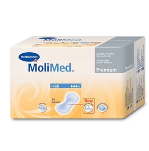 MoliMed Premium Midi Σερβιέτες Ακράτειας, 14τμχ