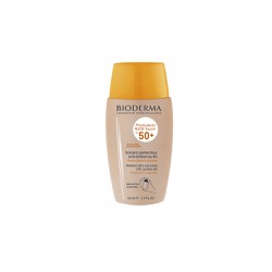 Bioderma Photoderm Nude Touch Doree/Golden SPF50+ Αντηλιακή Προσώπου Για Ευαίσθητο Μεικτό Προς Λιπαρό Δέρμα 40ml