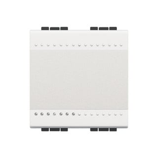 Livinglight Push Button 10Α 2 Modules White N4005M
