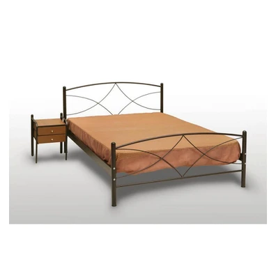 Κρεβάτι Μεταλλικό MetalFurniture Άνδρος 140x190 Με