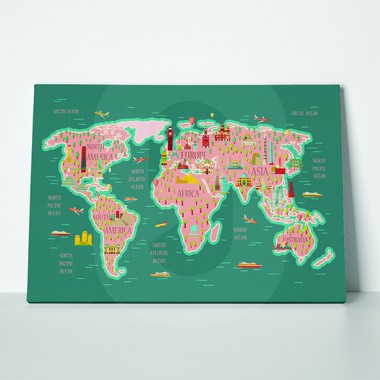Travel world map 1007898838 a