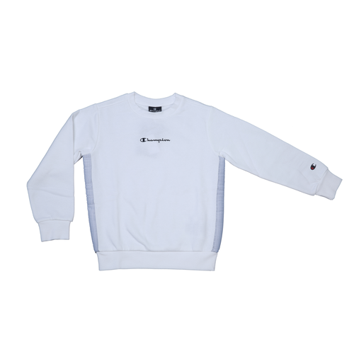 Champion Boy Crewneck Sweatshirt (306547)-WHITE