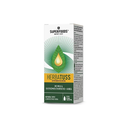 Superfoods Herbatuss Ιατροτεχνολογικό Προϊόν Σιρόπι Για Τη Θεραπεία Ξηρού & Παραγωγικού Βήχα120ml