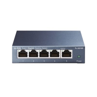 5-Ports Switch Gigabit 10/100/1000Mbps Tl-Sg105E V