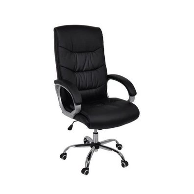 Desk Armchair/Black PU