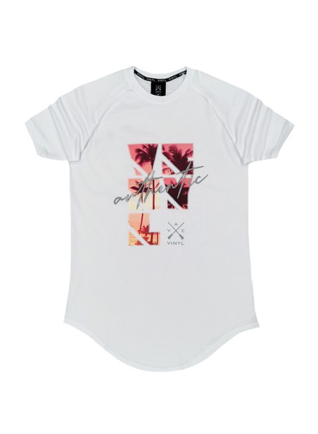 Vinyl art clothing white hawaii logo t-shirt