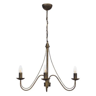 Pendant Light 3xE14 Metal Bronze S-11