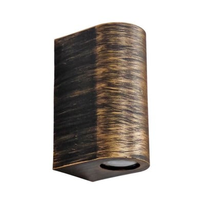 Wall Spot Light 2xGU10 Up-Down Cylinder Bronze C-0