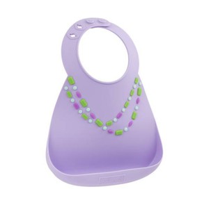 Make my Day Bib Lilac Jewels-Σαλιάρα Σιλικόνης σε 