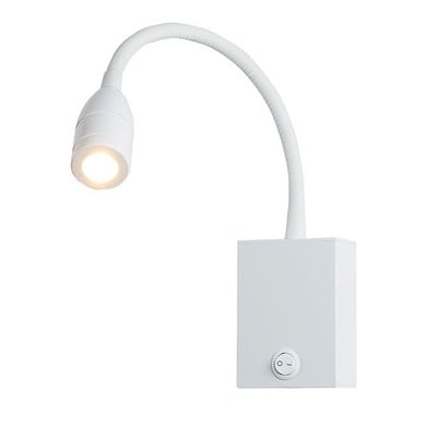 Wall Light Metal White D8 Led3W