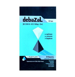 L-Adventura Debazal D3 2500IU & B12 1000mg & Zinc-