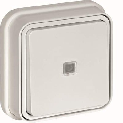 Cubyko Resecced Illuminated Push-Button Ip55 White