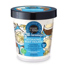 Organic Shop Body Desserts Hydrating Body Mousse Coconut Panna Cotta - Ενυδατική Κρέμα Σώματος με άρωμα Καρύδα, 450ml