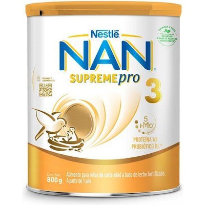 NAN Supreme Pro 3 Γάλα Σε Μορφή Σκόνης Από τον Πρώτο Χρόνο 800gr