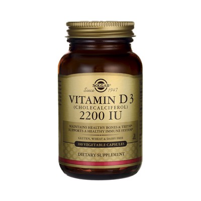 Solgar Vitamin D3 2200IU veg.caps 100 Φυτοκάψουλες